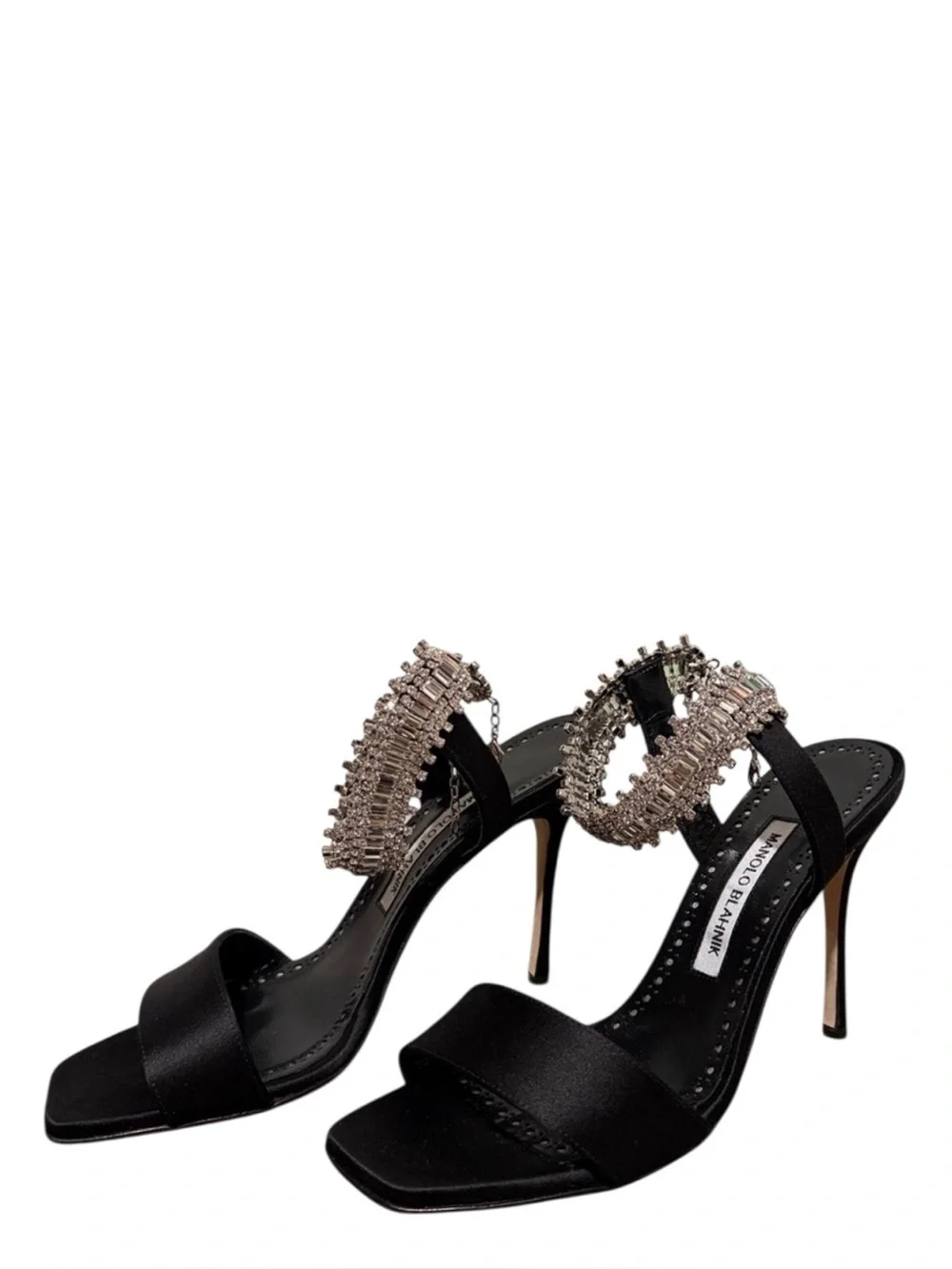 Manolo Blahnik Parinasan Embellished Sandals